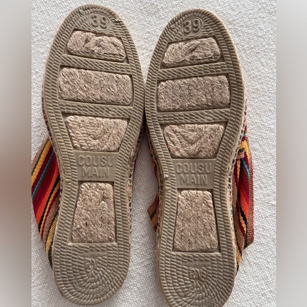 Couso Main Espadrilles Multicolor Patternprint Si… - image 4